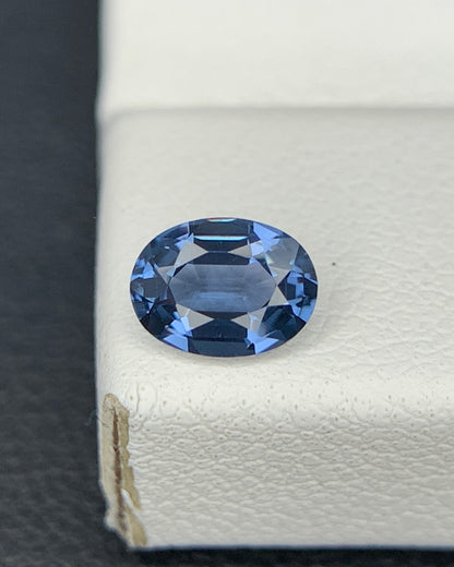 Natural Blue Spinel 0.52 Carat 5.9x4.4 MM Oval Shape Faceted Gemstone 
