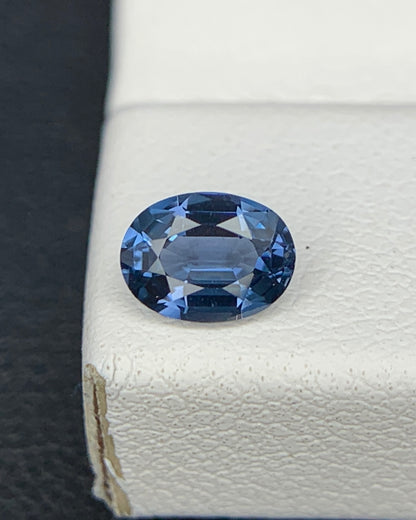 Natural Blue Spinel 0.52 Carat 5.9x4.4 MM Oval Shape Faceted Gemstone 