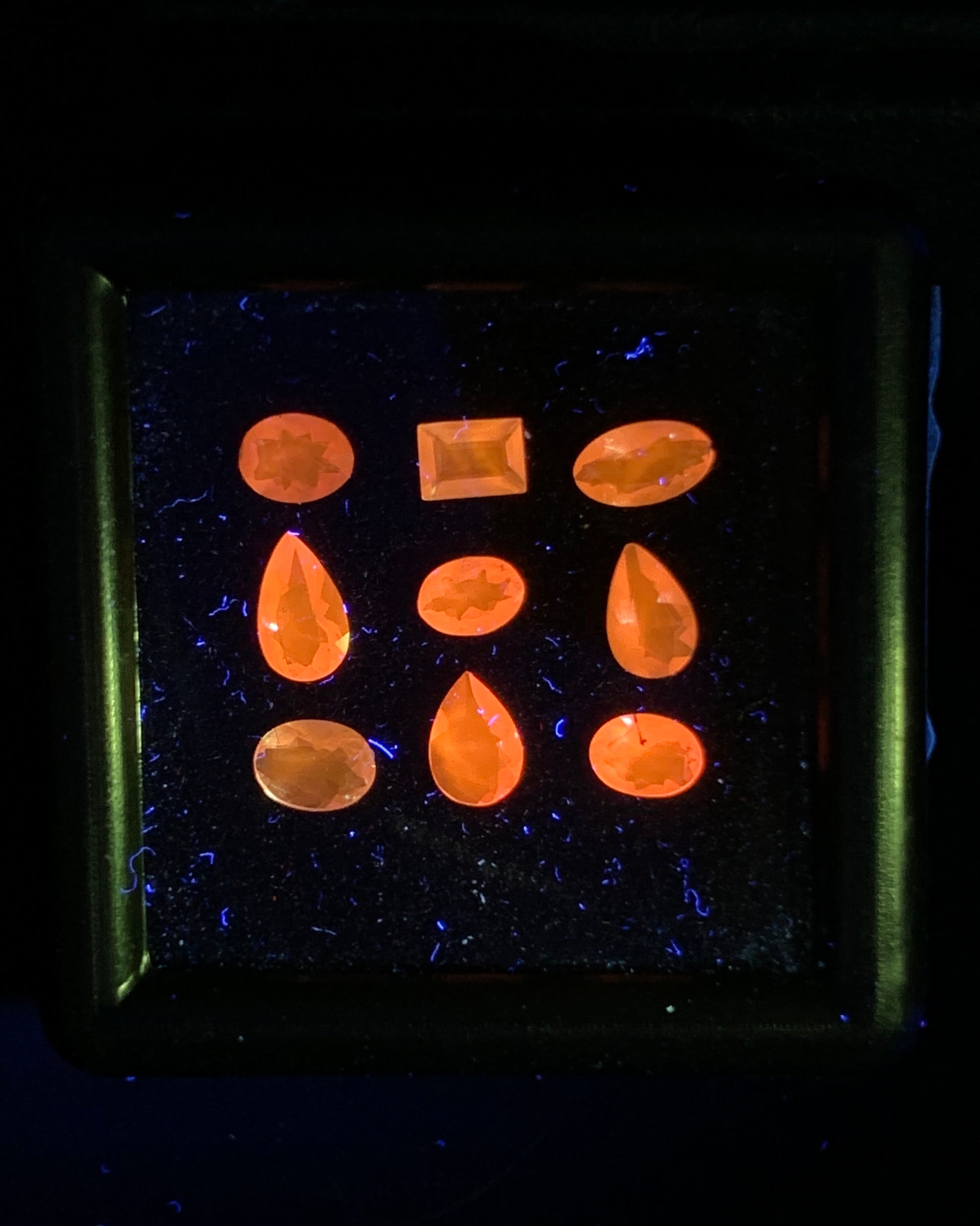 Natural Rare Color Change Hackmanite Lot 0.86 Carat Mix Size Mix Shape Faceted Gemstone 9 Piece Lot 