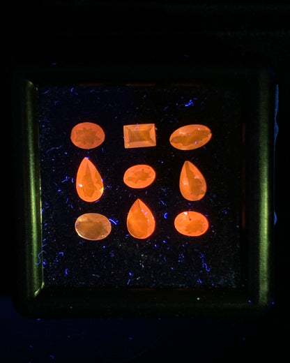 Natural Rare Color Change Hackmanite Lot 0.86 Carat Mix Size Mix Shape Faceted Gemstone 9 Piece Lot 
