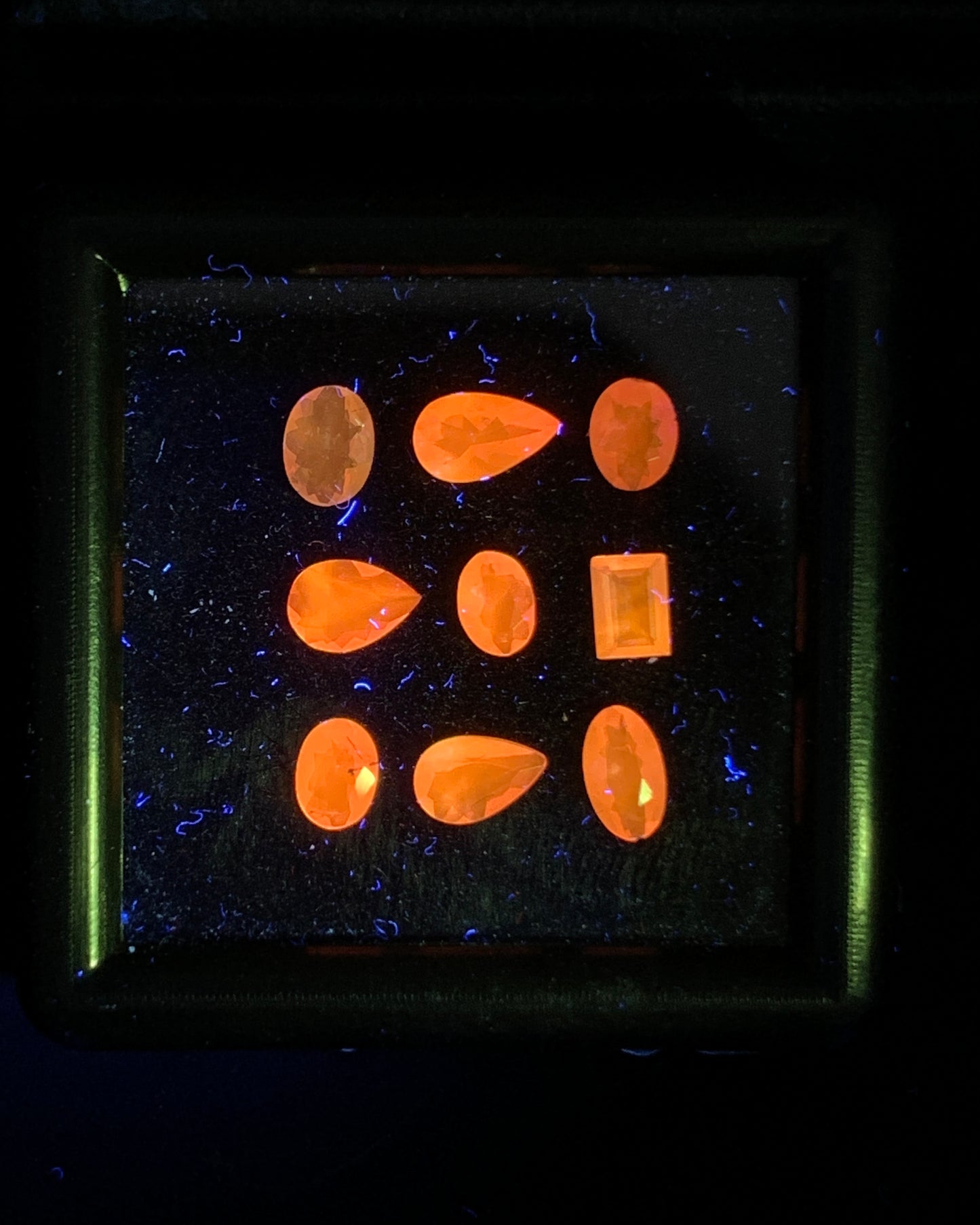 Natural Rare Color Change Hackmanite Lot 0.86 Carat Mix Size Mix Shape Faceted Gemstone 9 Piece Lot 