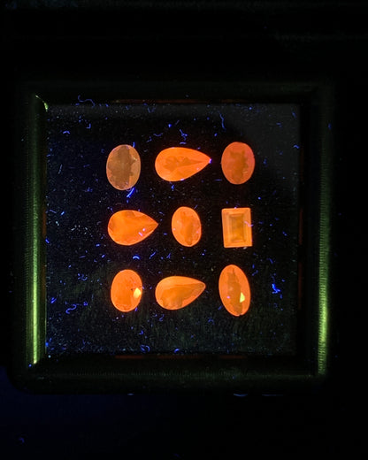 Natural Rare Color Change Hackmanite Lot 0.86 Carat Mix Size Mix Shape Faceted Gemstone 9 Piece Lot 