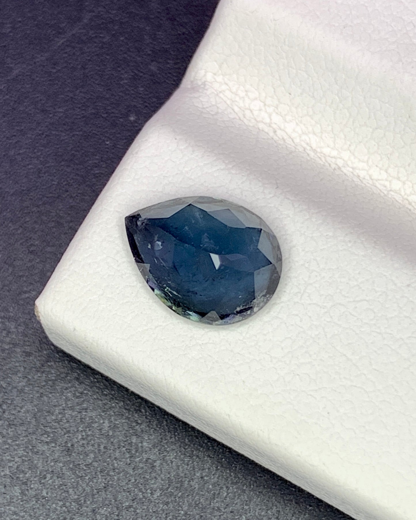 Natural Blue Tourmaline 1.78 Carat 9.3x7.1 MM Pear Shape Faceted Gemstone 