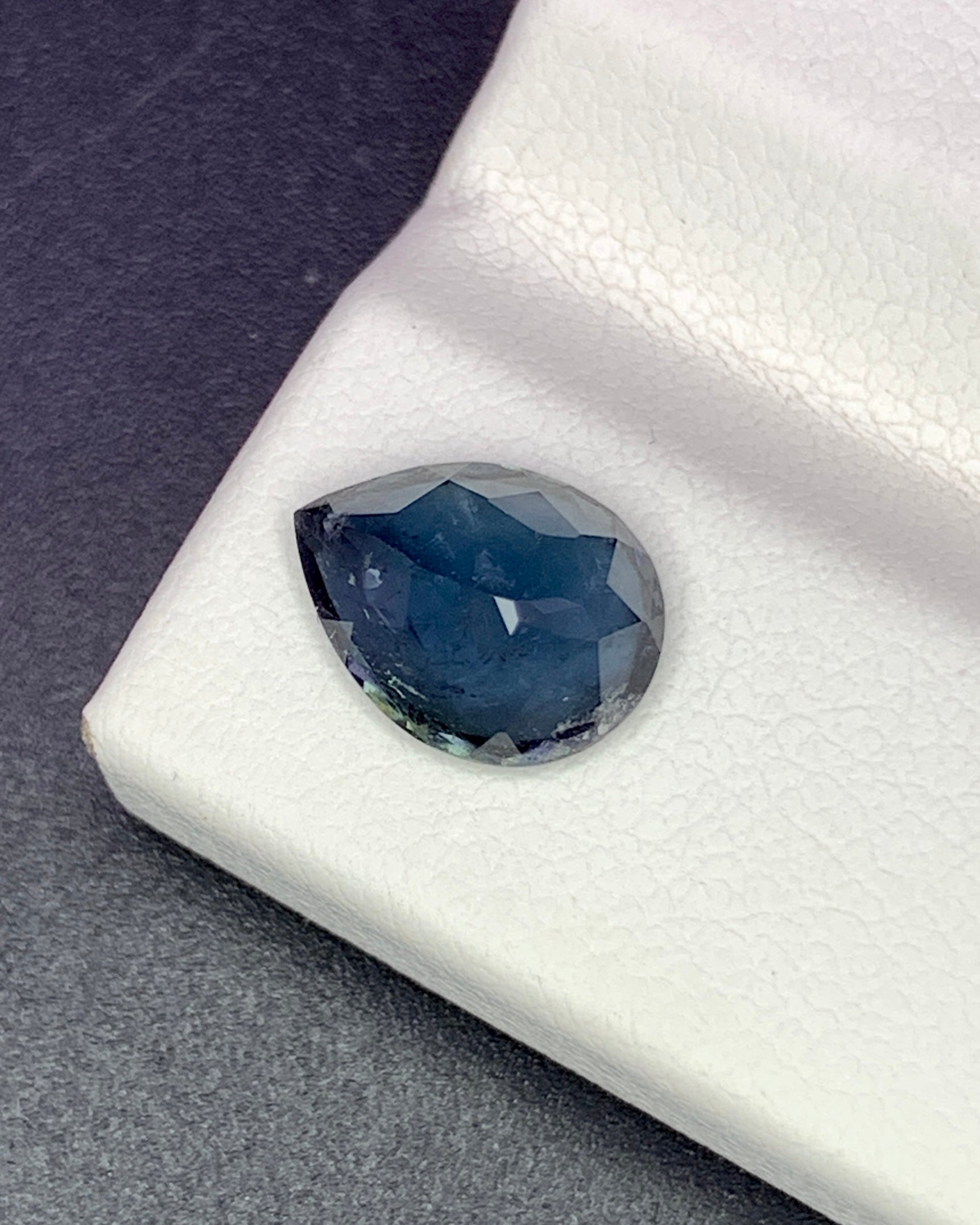 Natural Blue Tourmaline 1.78 Carat 9.3x7.1 MM Pear Shape Faceted Gemstone 