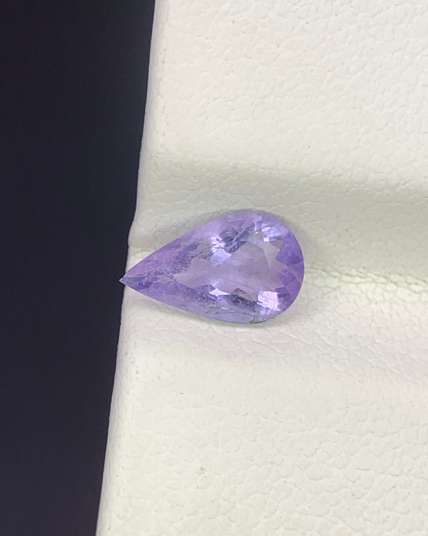 Natural Rare Color Change Hackmanite 0.66 Carat 8.7x5.3 MM Pear Shape Faceted Gemstone