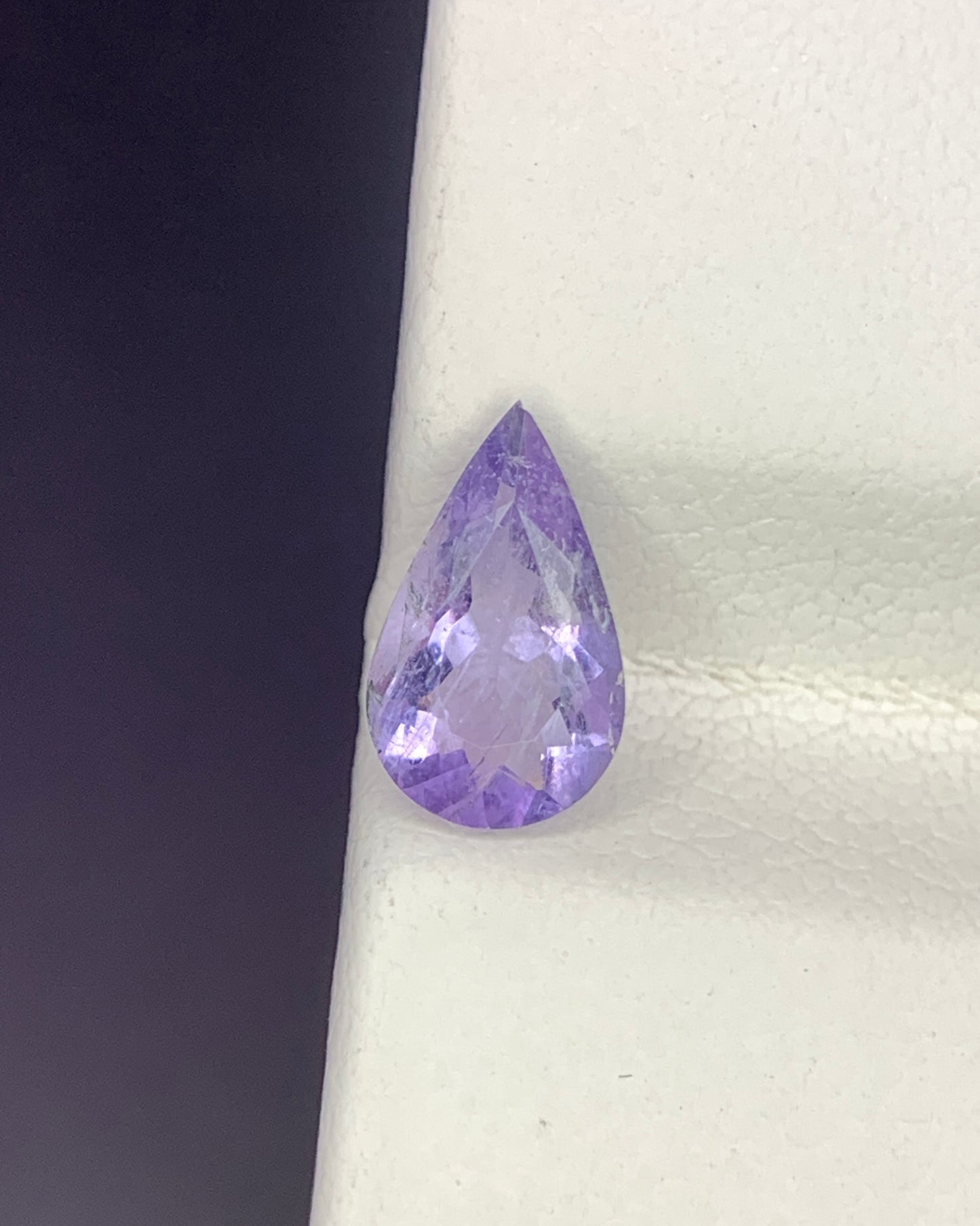 Natural Rare Color Change Hackmanite 0.66 Carat 8.7x5.3 MM Pear Shape Faceted Gemstone