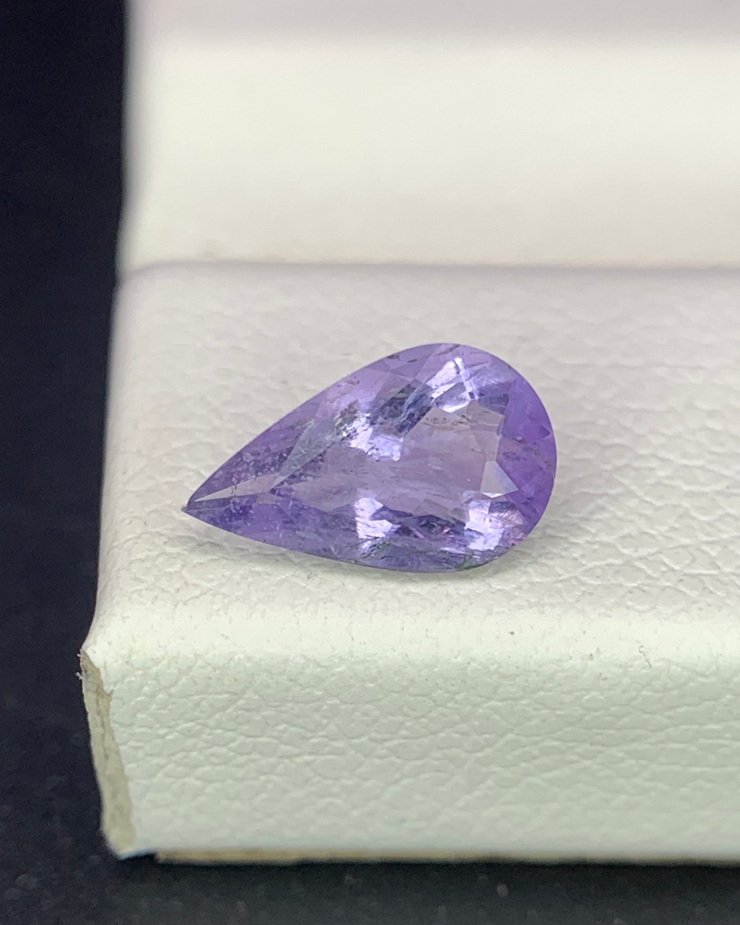 Natural Rare Color Change Hackmanite 0.66 Carat 8.7x5.3 MM Pear Shape Faceted Gemstone