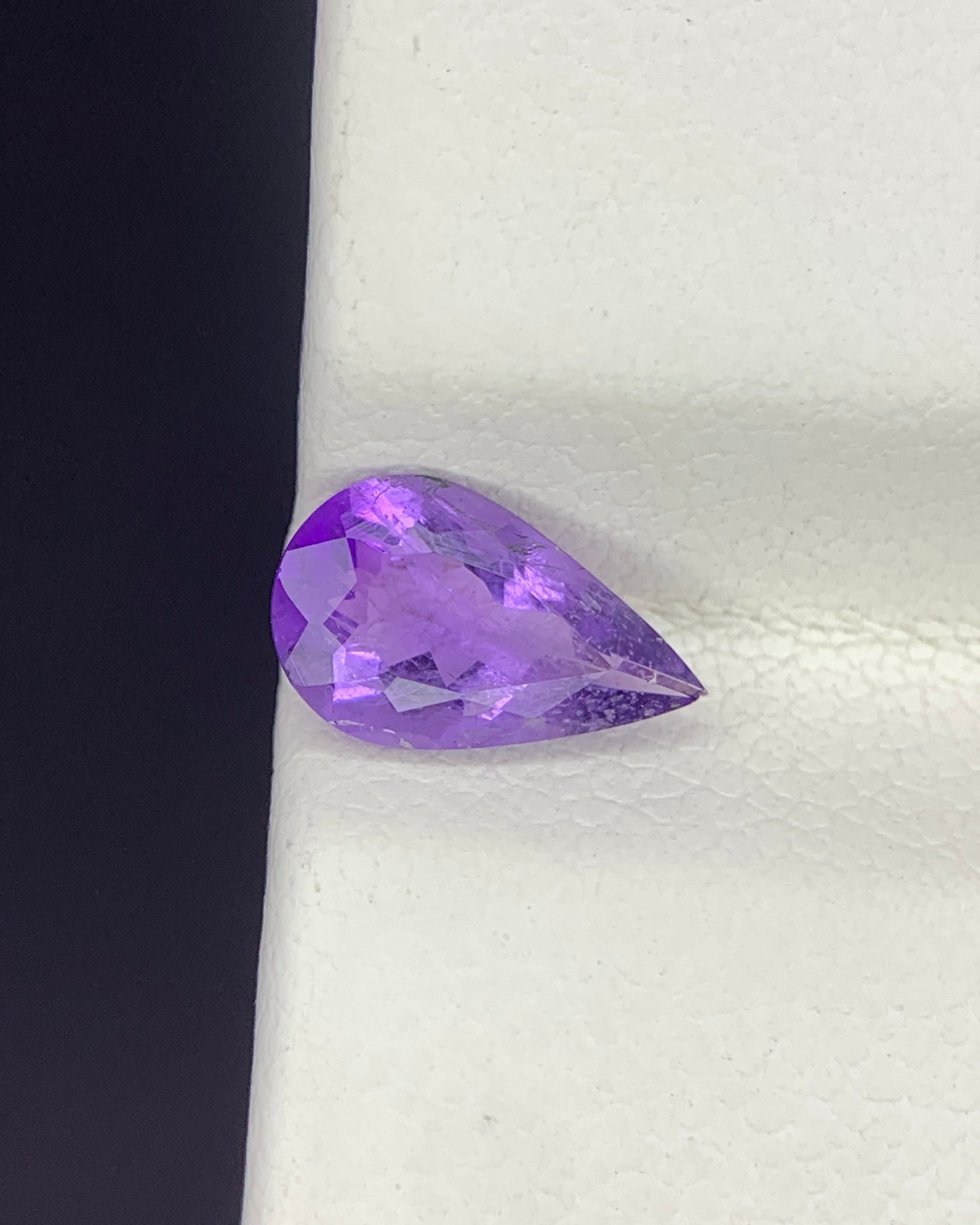 Natural Rare Color Change Hackmanite 0.66 Carat 8.7x5.3 MM Pear Shape Faceted Gemstone