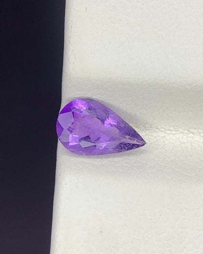 Natural Rare Color Change Hackmanite 0.66 Carat 8.7x5.3 MM Pear Shape Faceted Gemstone