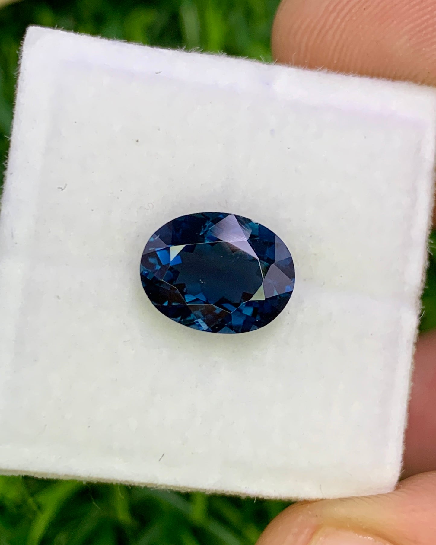 Natural Blue Tourmaline 1.98 Carat 9.2x7.2 MM Oval Shape Faceted Gemstone