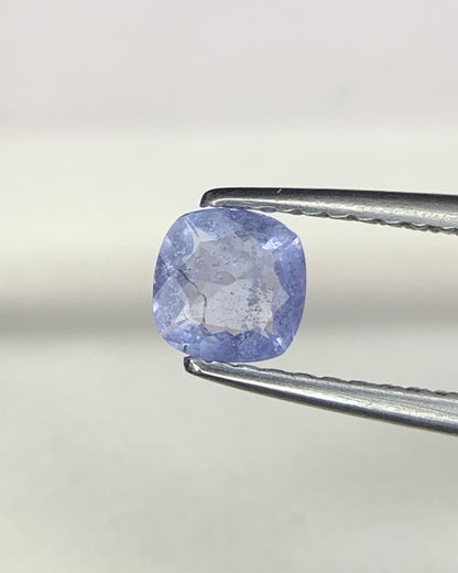 Natural Rare Color Change Hackmanite 0.28 Carat 4.3x4.3 MM Cushion Shape Faceted Gemstone