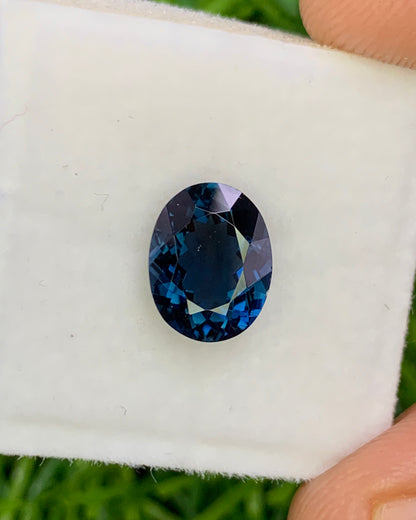 Natural Blue Tourmaline 1.98 Carat 9.2x7.2 MM Oval Shape Faceted Gemstone