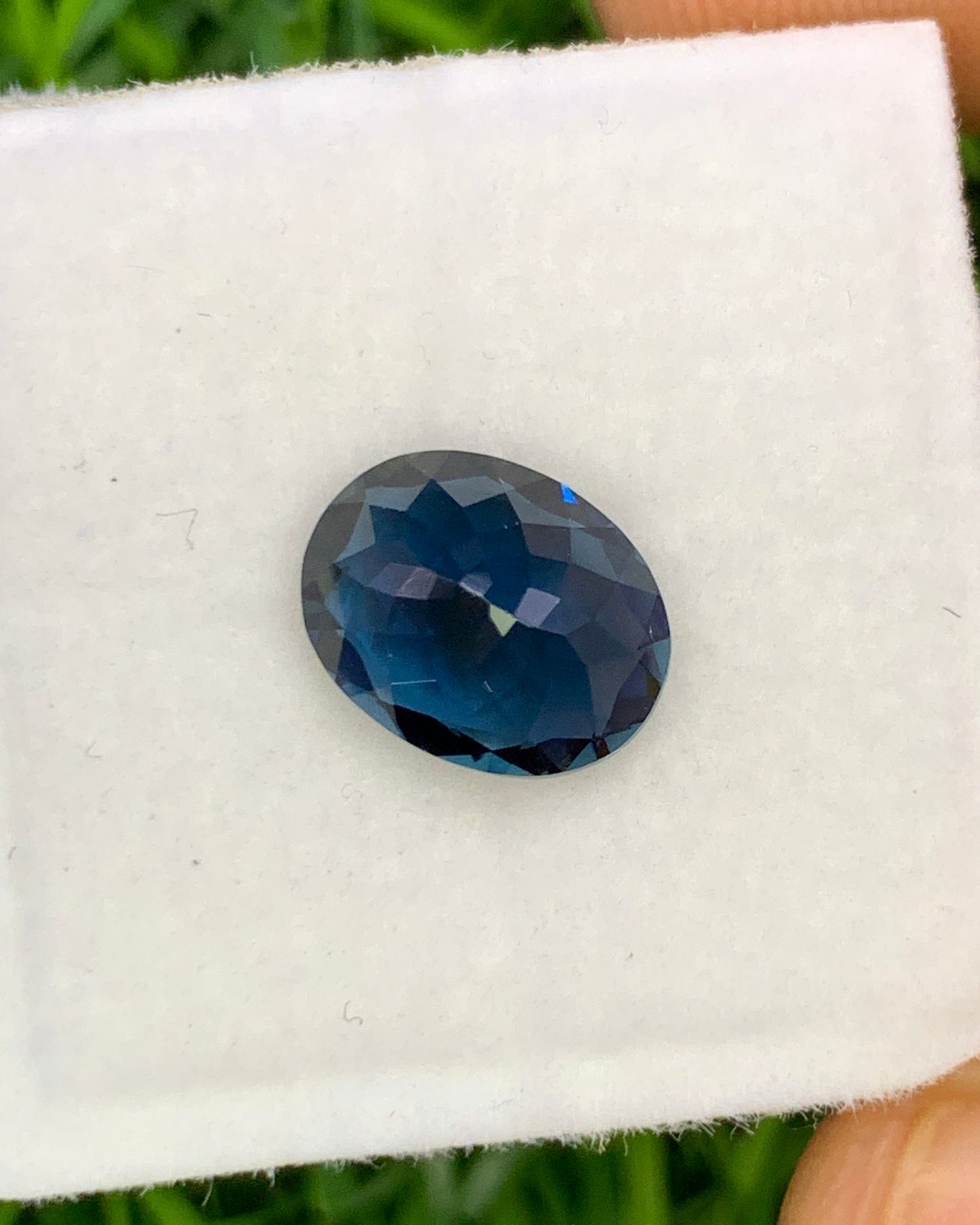 Natural Blue Tourmaline 1.98 Carat 9.2x7.2 MM Oval Shape Faceted Gemstone