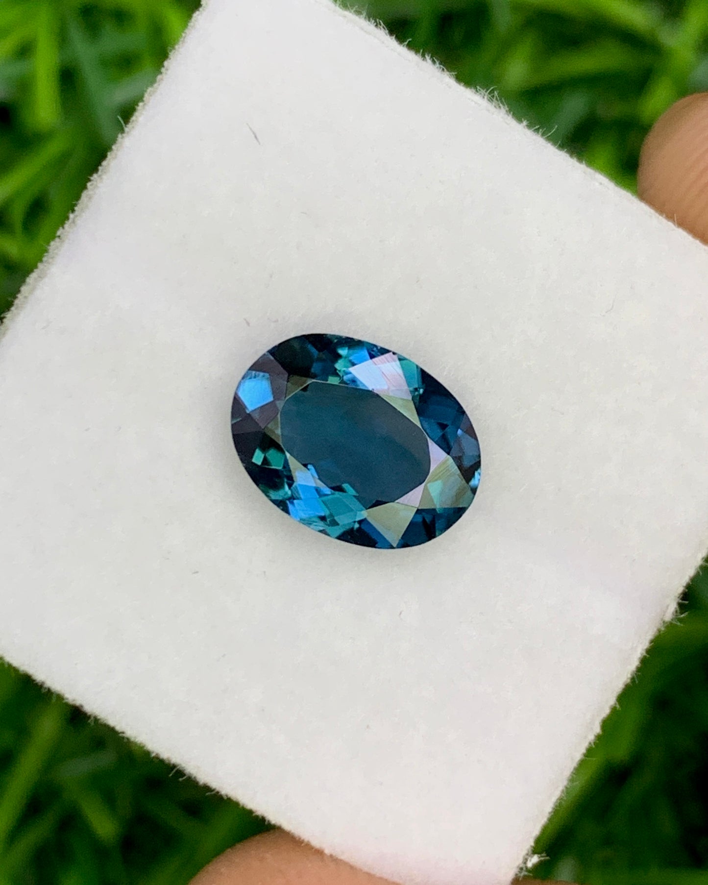 Natural Blue Tourmaline 1.57 Carat 9.2x6.9 MM Oval Shape Faceted Gemstone