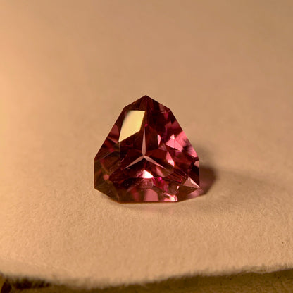 Natural Color Change Garnet 1.10 Carat 6.5x6.5 MM Trillion Shape Faceted Gemstone