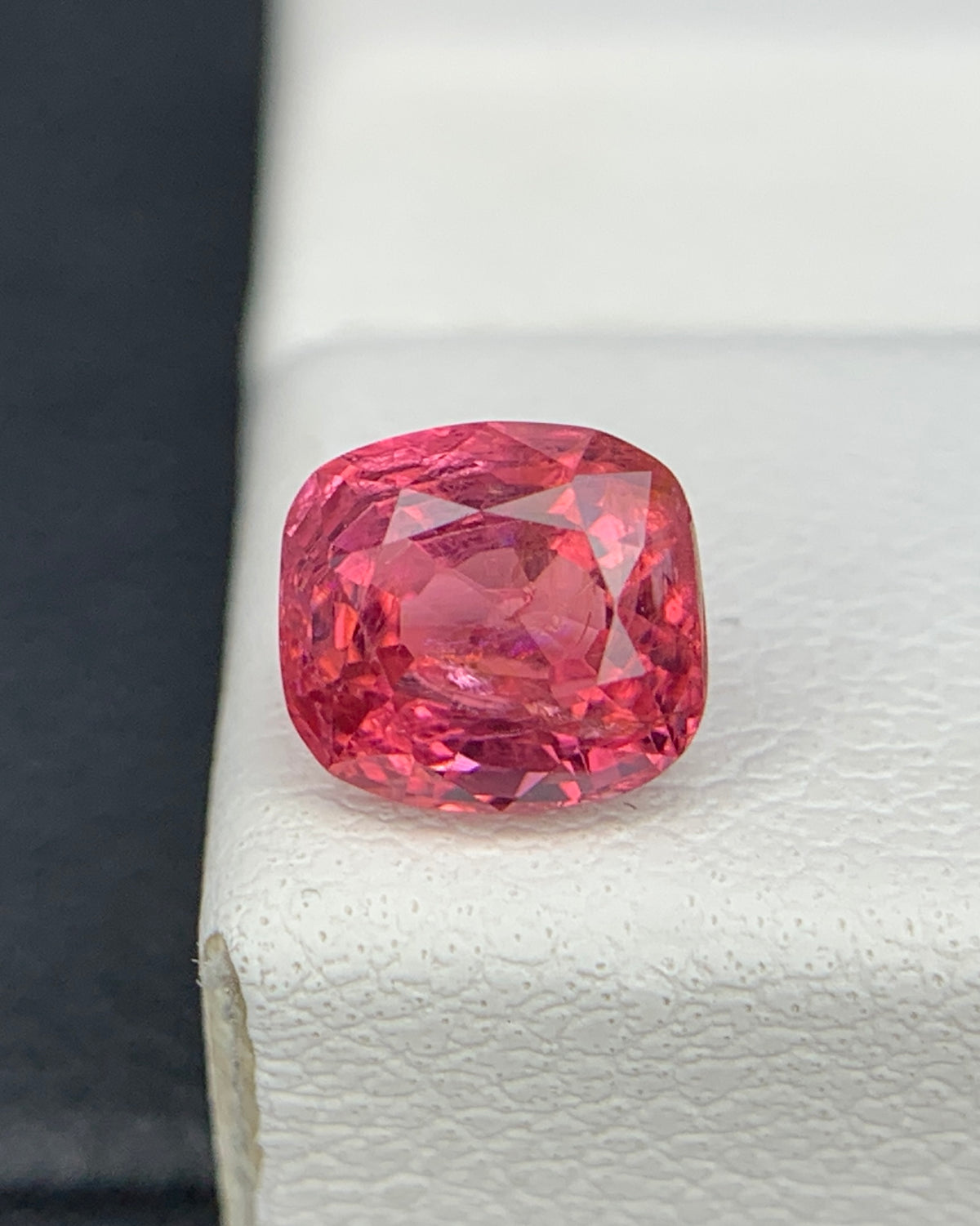 Natural Red Spinel 1.07 Carat 5.8x5.3 MM Cushion Shape Faceted Gemstone 