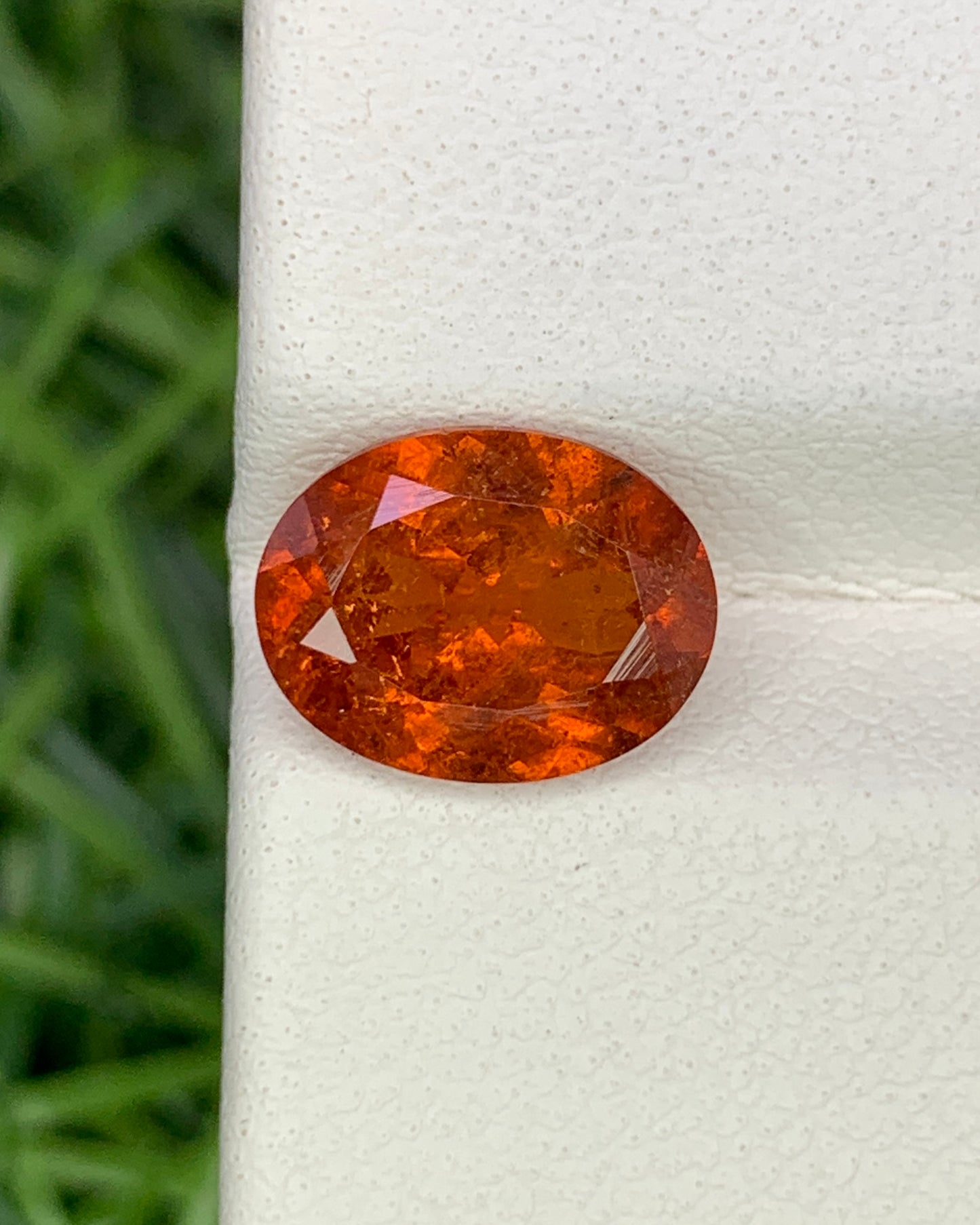Natural Spessartite Garnet 2.45 Carat 9x7 MM Oval Shape Faceted Gemstone