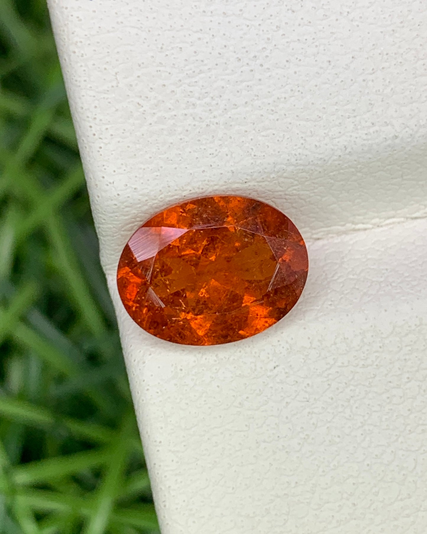 Natural Spessartite Garnet 2.45 Carat 9x7 MM Oval Shape Faceted Gemstone