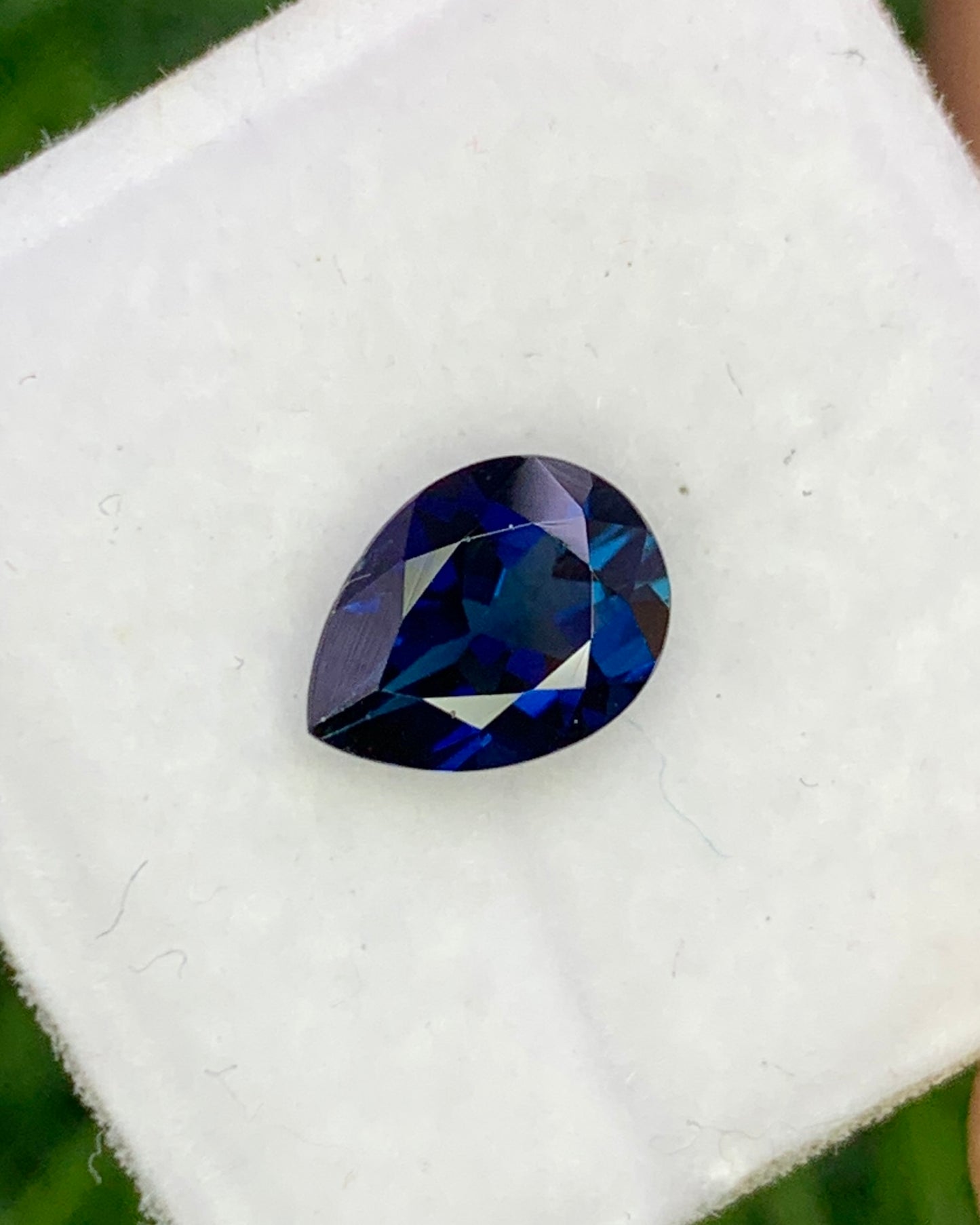 Natural Blue Tourmaline 1.08 Carat 8x6 MM Pear Shape Faceted Gemstone