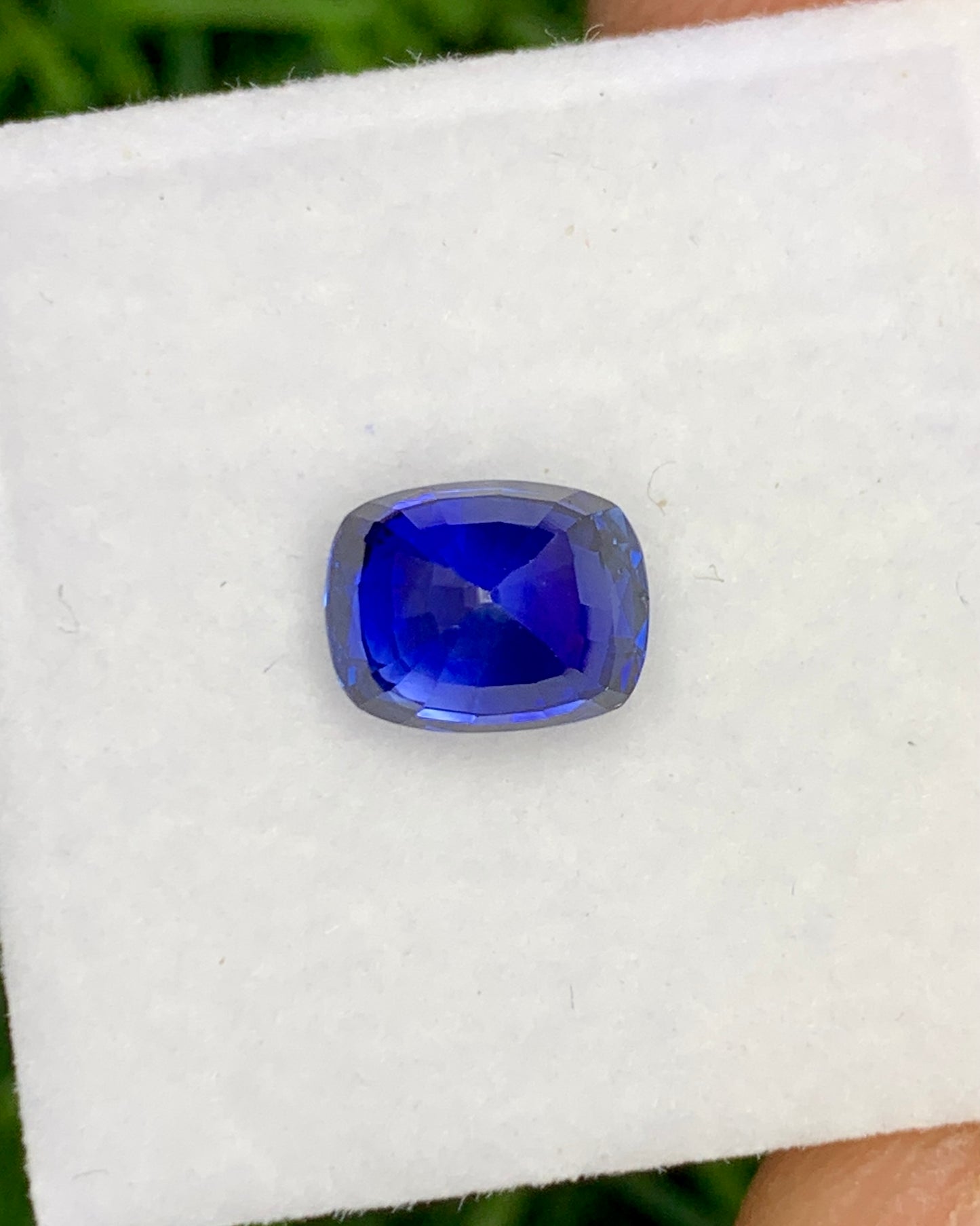 Natural Ceylon Sapphire 1.93 Carat 7.4x5.8 MM Cushion Shape Faceted Gemstone