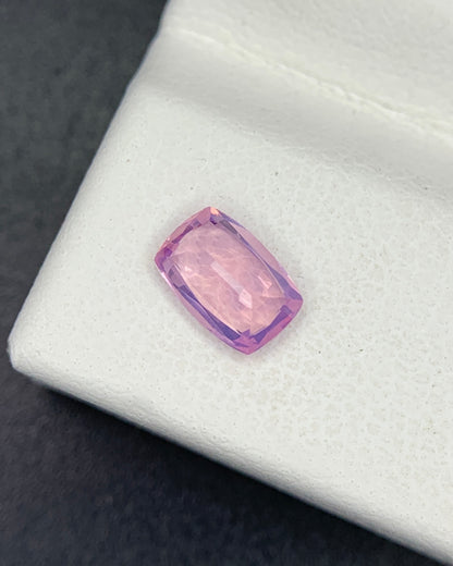 Natural Lavender Spinel 0.54 Carat 6x4 MM Cushion Shape Faceted Gemstone