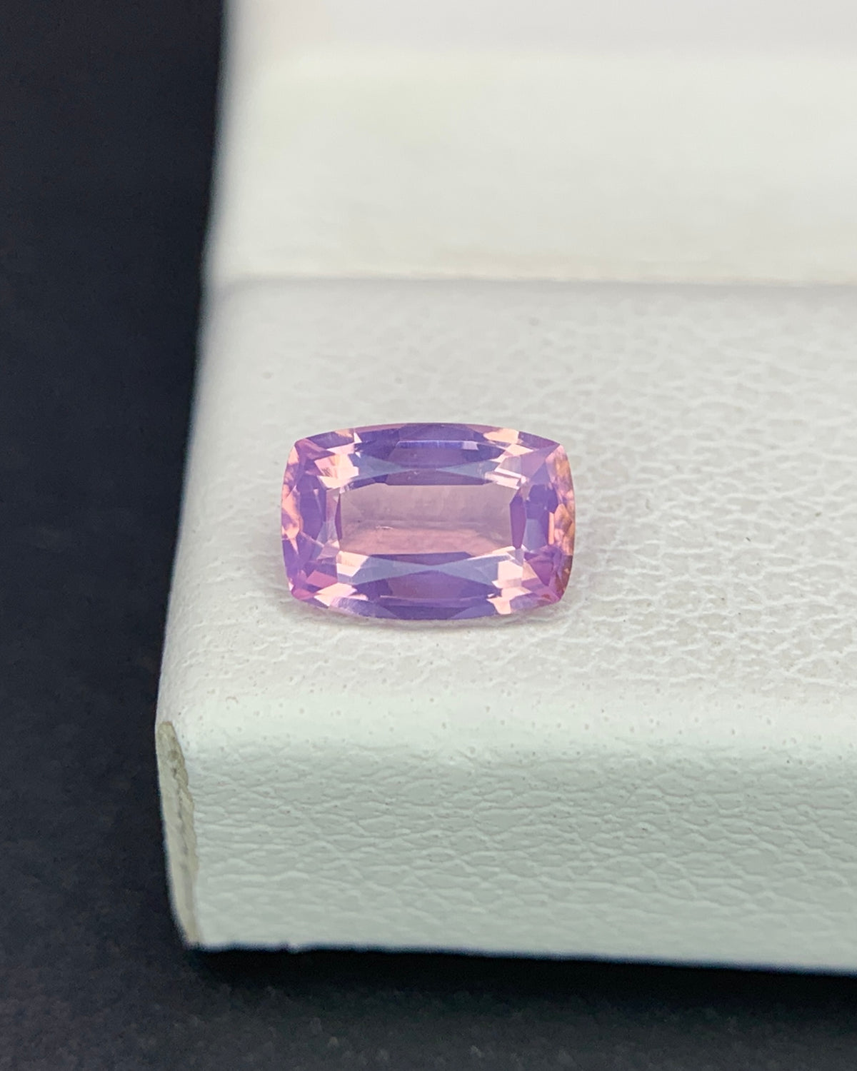 Natural Lavender Spinel 0.54 Carat 6x4 MM Cushion Shape Faceted Gemstone