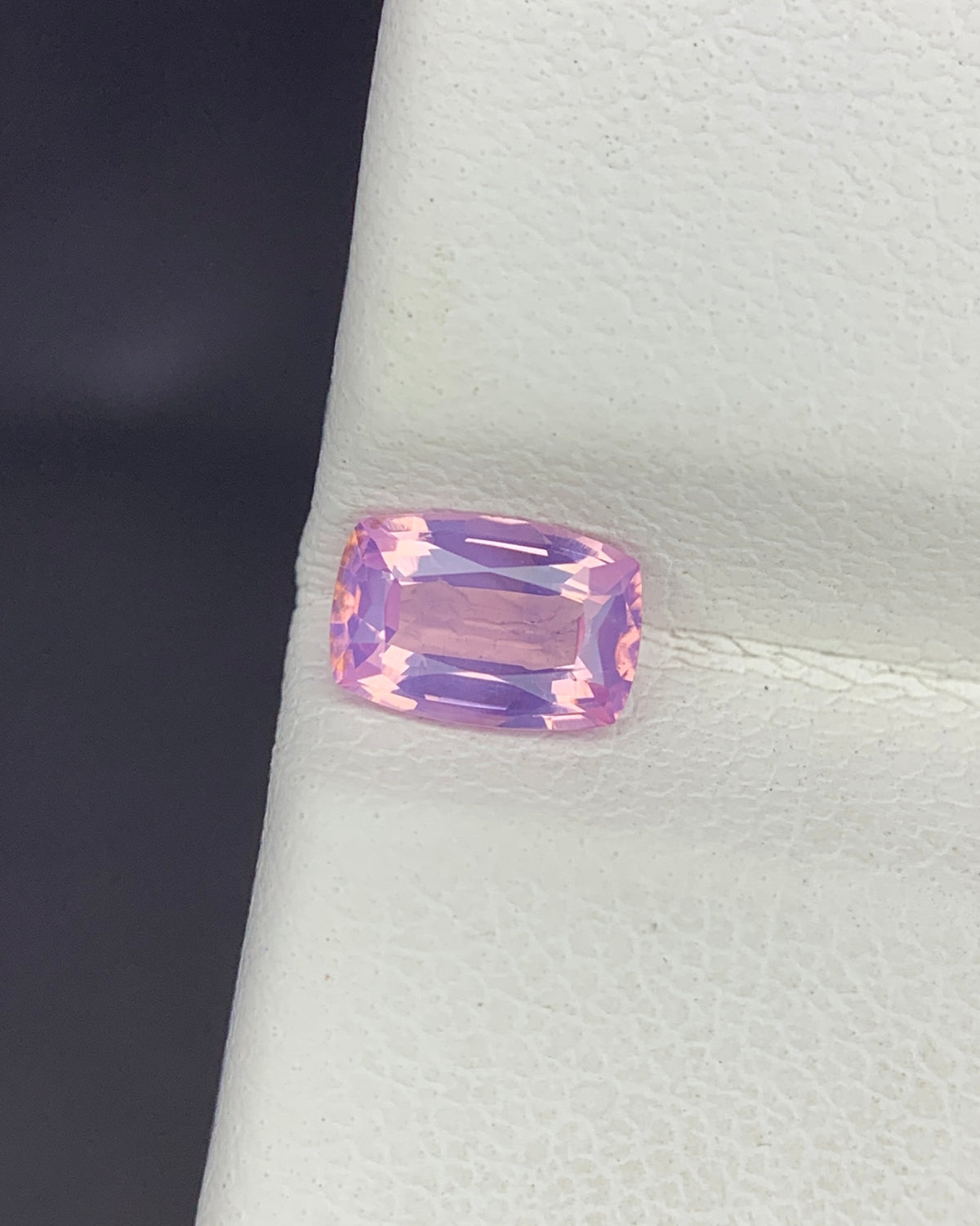 Natural Lavender Spinel 0.54 Carat 6x4 MM Cushion Shape Faceted Gemstone