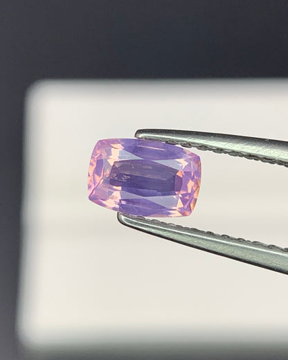 Natural Lavender Spinel 0.54 Carat 6x4 MM Cushion Shape Faceted Gemstone