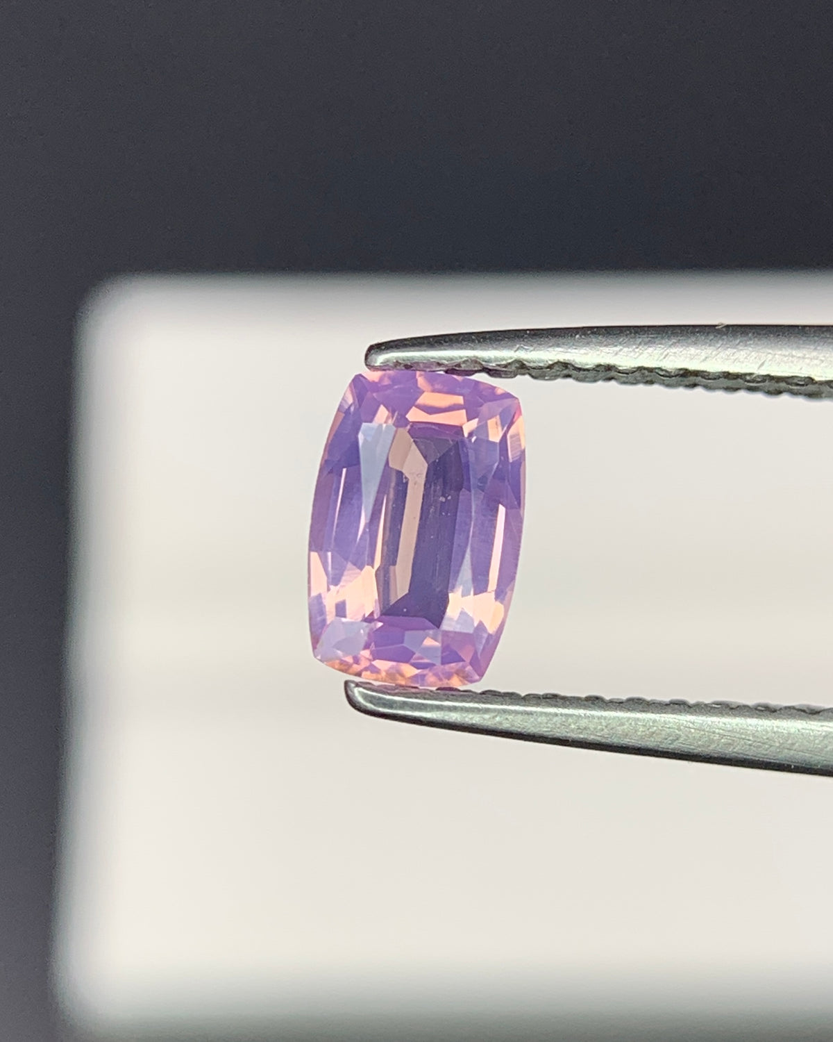 Natural Lavender Spinel 0.54 Carat 6x4 MM Cushion Shape Faceted Gemstone
