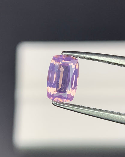 Natural Lavender Spinel 0.54 Carat 6x4 MM Cushion Shape Faceted Gemstone