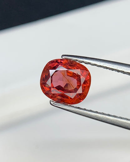 Natural Red Spinel 1.24 Carat 6.6x5.8 MM Cushion Shape Faceted Gemstone (Copy)