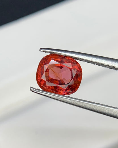 Natural Red Spinel 1.24 Carat 6.6x5.8 MM Cushion Shape Faceted Gemstone (Copy)