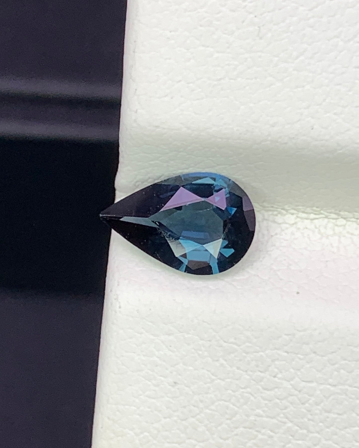 Natural Blue Spinel 0.94 Carat 8.7x5.7 MM Pear Shape Faceted Gemstone 