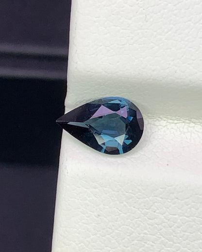 Natural Blue Spinel 0.94 Carat 8.7x5.7 MM Pear Shape Faceted Gemstone 