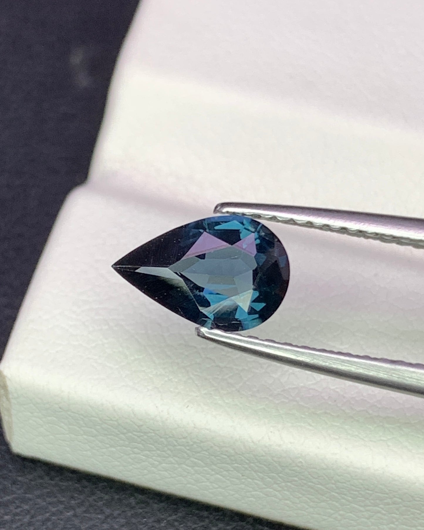 Natural Blue Spinel 0.94 Carat 8.7x5.7 MM Pear Shape Faceted Gemstone 