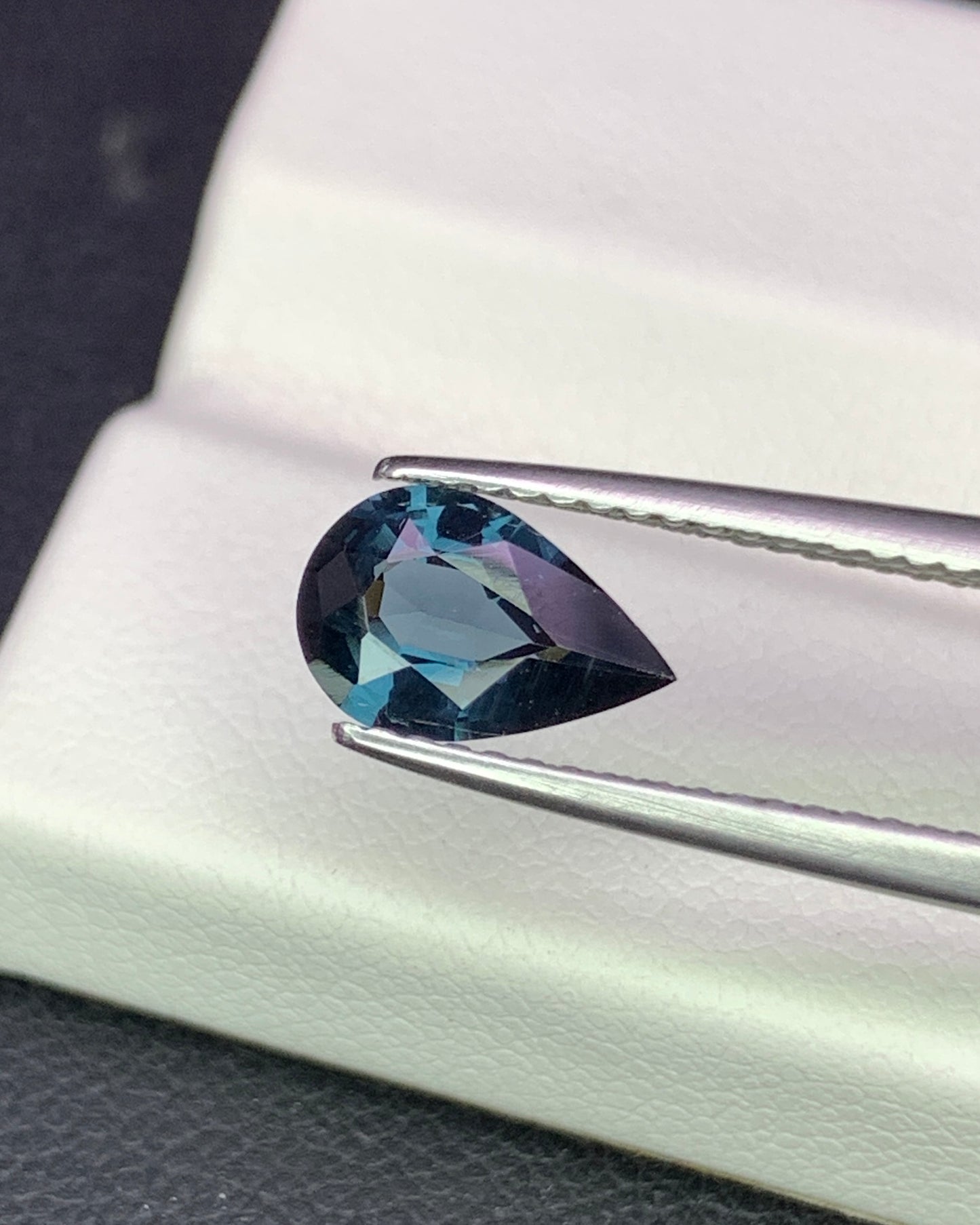 Natural Blue Spinel 0.94 Carat 8.7x5.7 MM Pear Shape Faceted Gemstone 