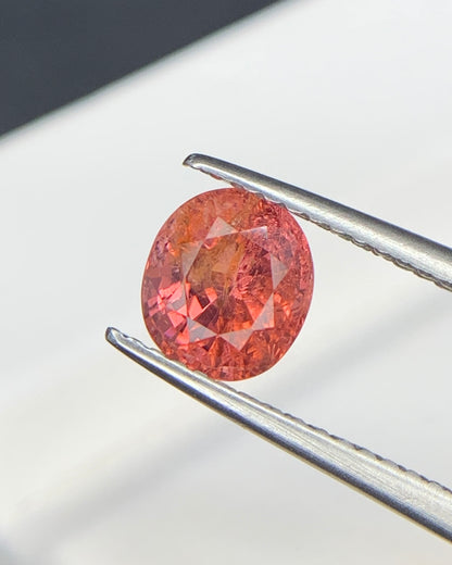 Natural Spinel 1.35 Carat 6.8x6 MM Oval Shape Faceted Gemstone 