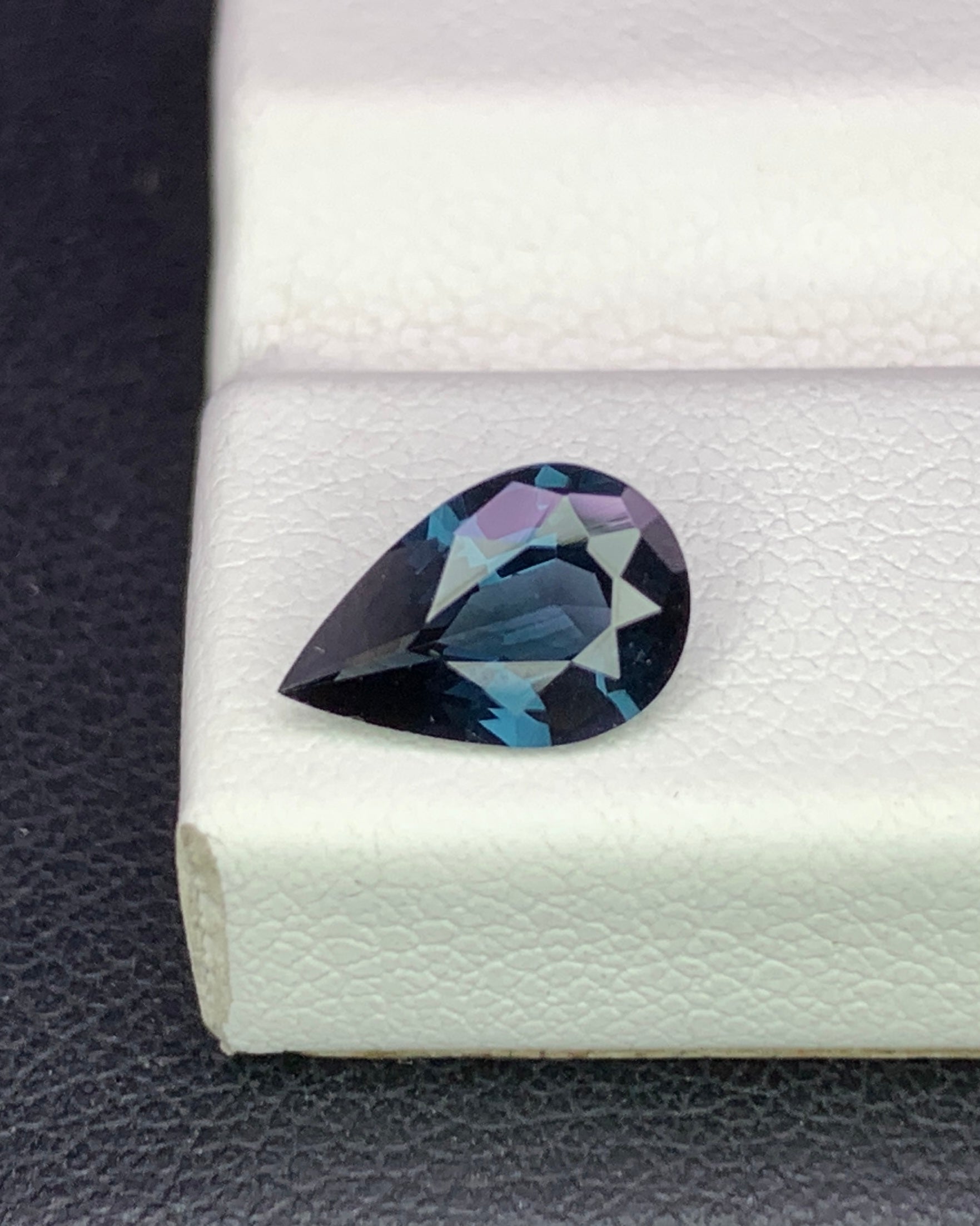 Natural Blue Spinel 0.94 Carat 8.7x5.7 MM Pear Shape Faceted Gemstone 