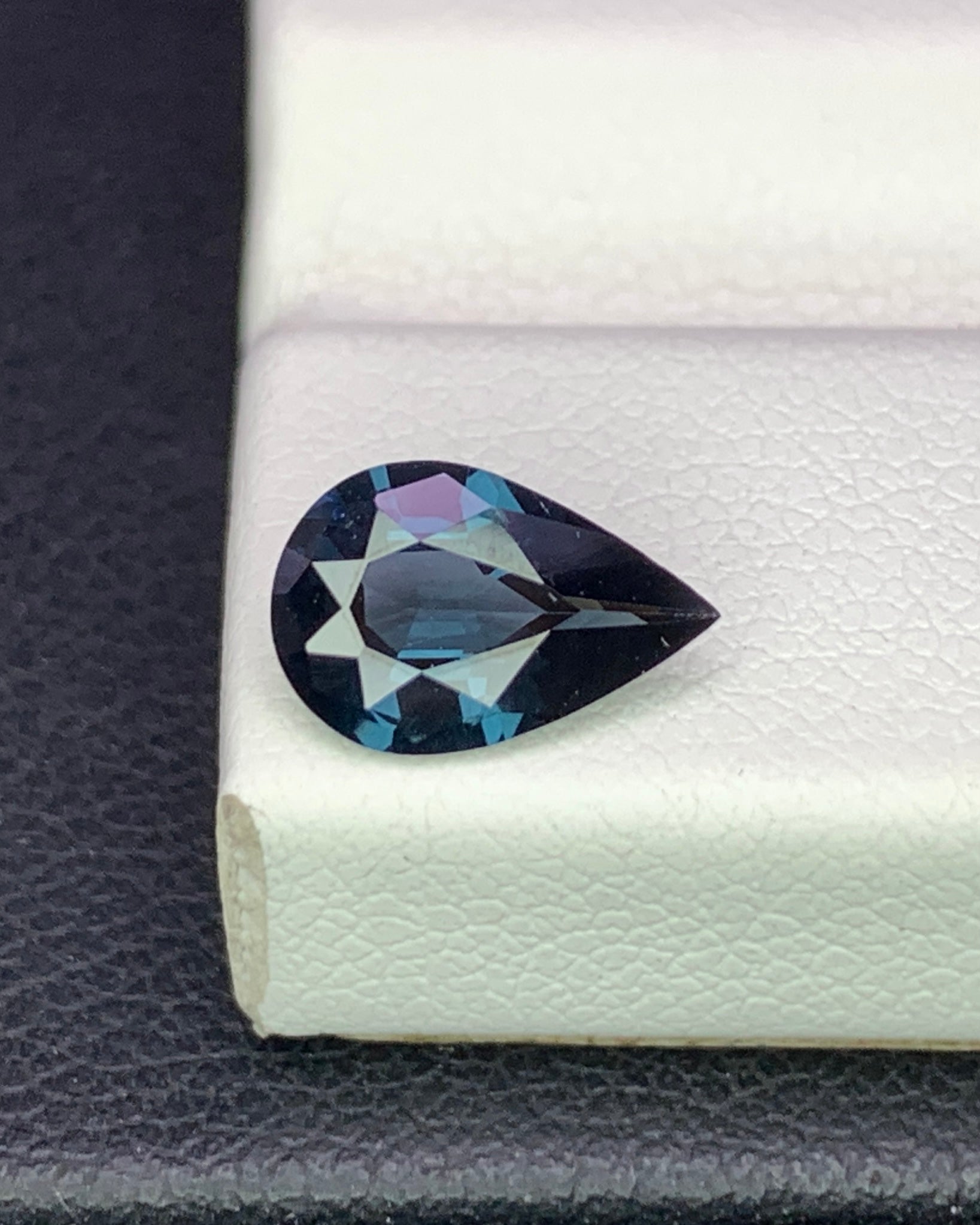 Natural Blue Spinel 0.94 Carat 8.7x5.7 MM Pear Shape Faceted Gemstone 