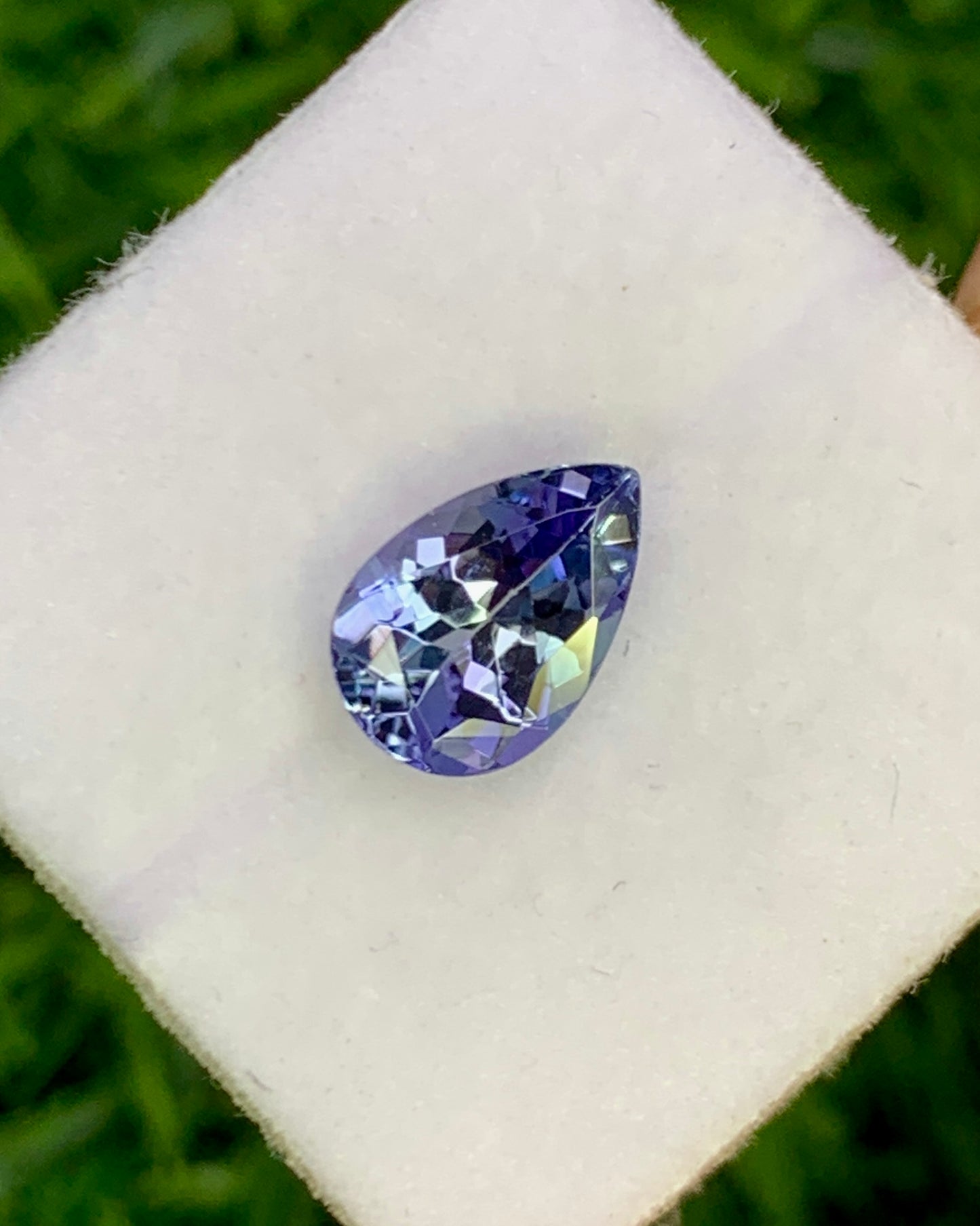 Natural Purple Tanzanite 1.40 Carat 9x6 MM Pear Shape Faceted Gemstone