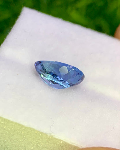 Natural Purple Tanzanite 1.40 Carat 9x6 MM Pear Shape Faceted Gemstone