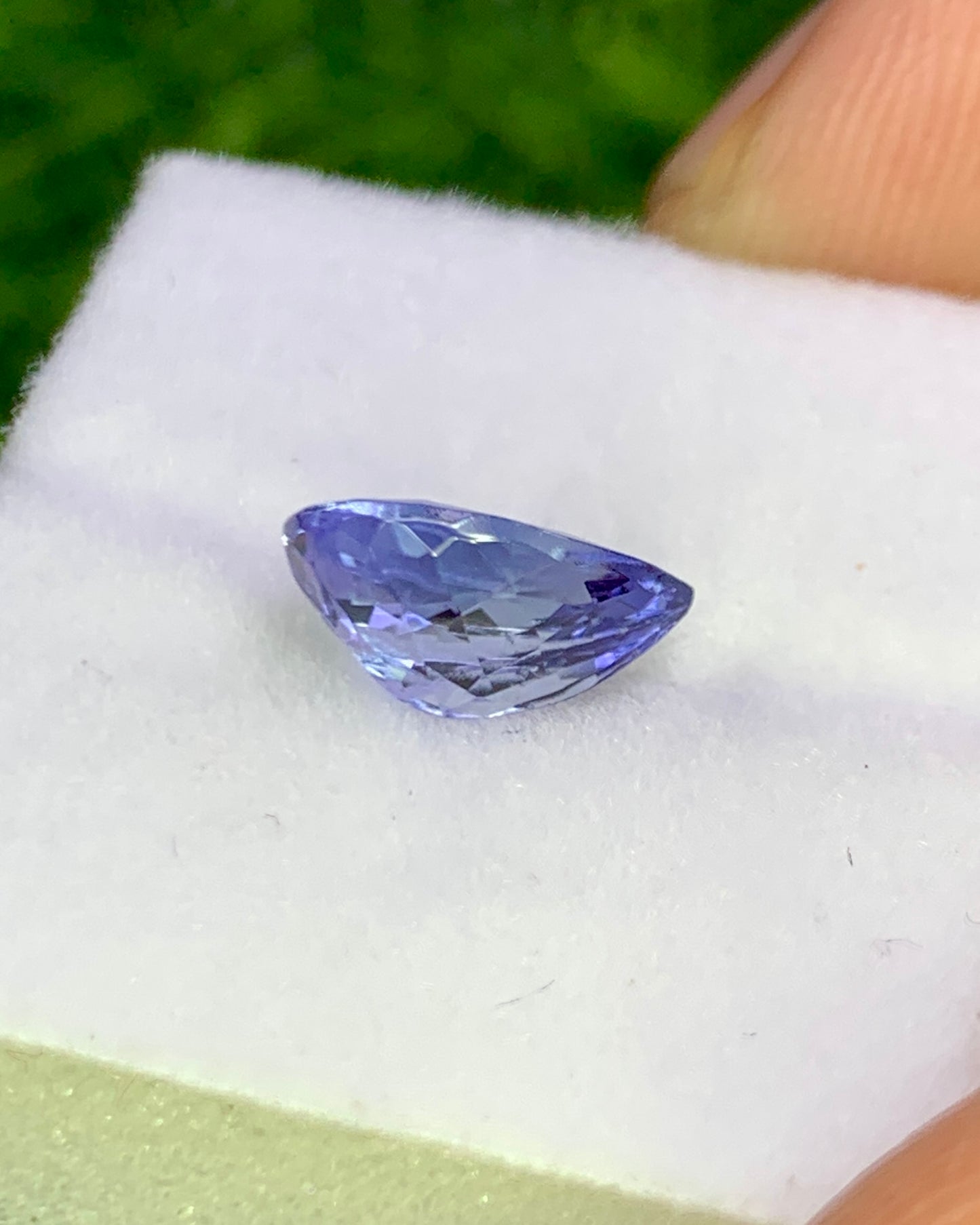 Natural Purple Tanzanite 1.40 Carat 9x6 MM Pear Shape Faceted Gemstone