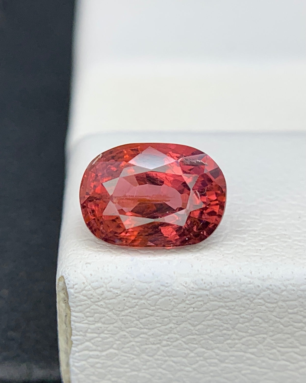 Natural Red Spinel 1.27 Carat 7.3x5.3 MM Cushion Shape Faceted Gemstone 