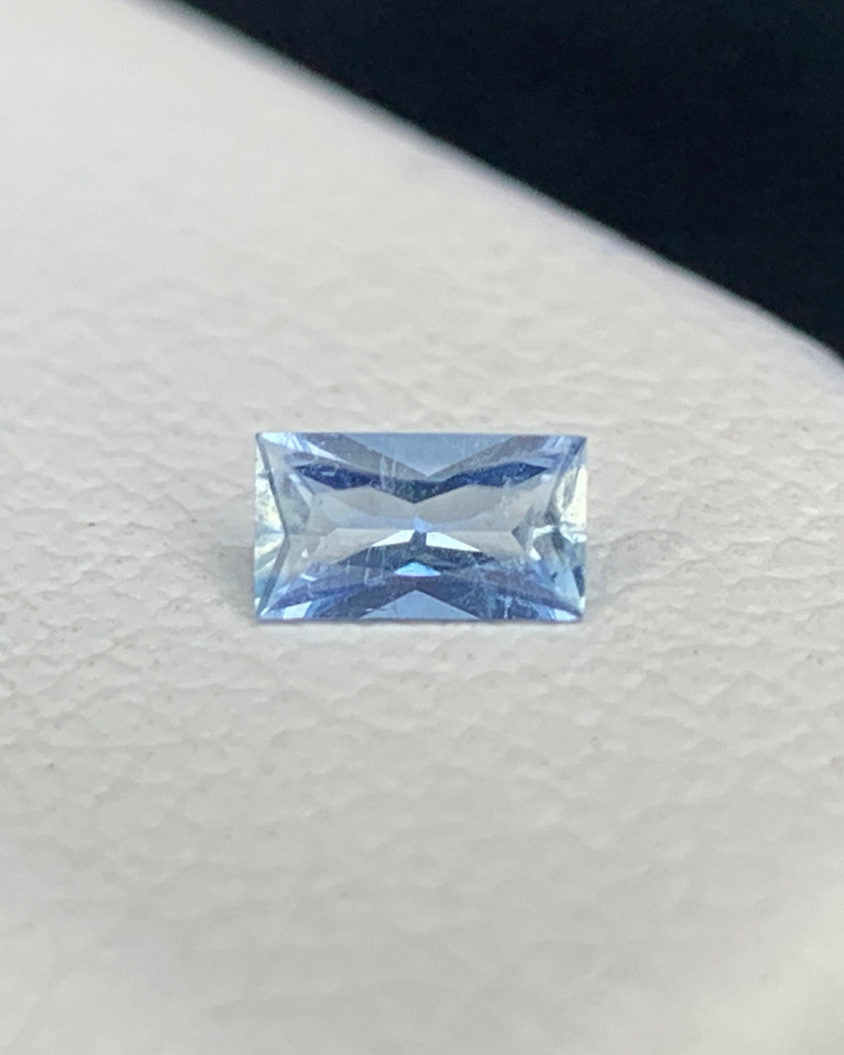 Natural Rare Blue Jeremejevite 0.07 Carat 3.5x2 MM Baguette Shape Faceted Gemstone
