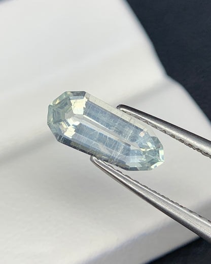 Natural Rare Jeremejevite 1.36 Carat 11x5 MM Shield Shape Faceted Gemstone 
