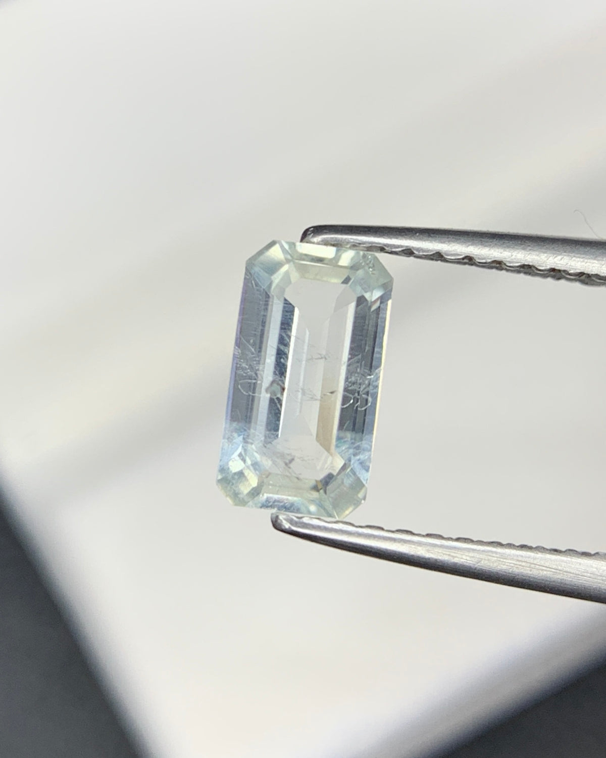 Natural Rare Jeremejevite 0.77 Carat 7.5x4.3 MM Octagon Shape Faceted Gemstone 