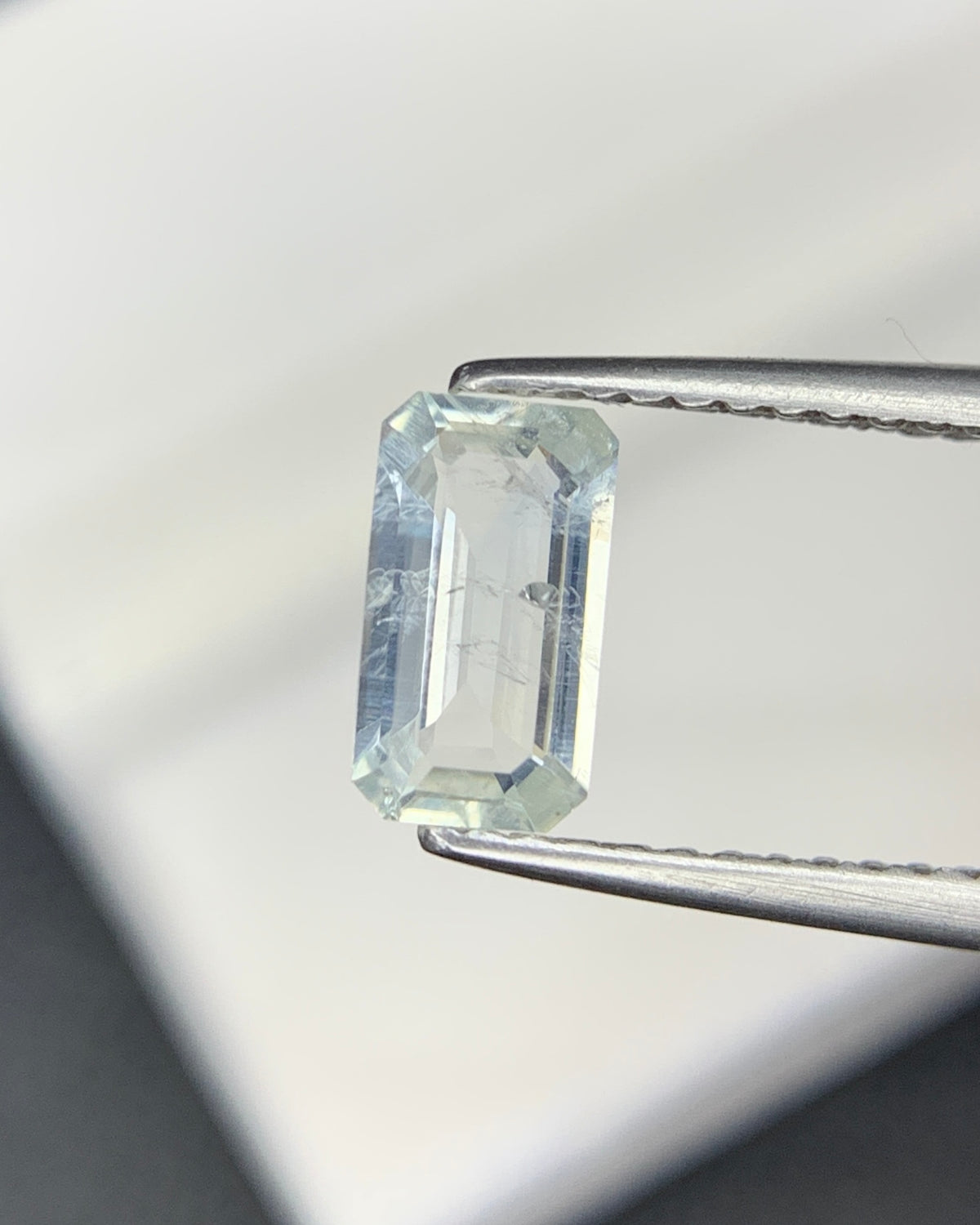 Natural Rare Jeremejevite 0.77 Carat 7.5x4.3 MM Octagon Shape Faceted Gemstone 