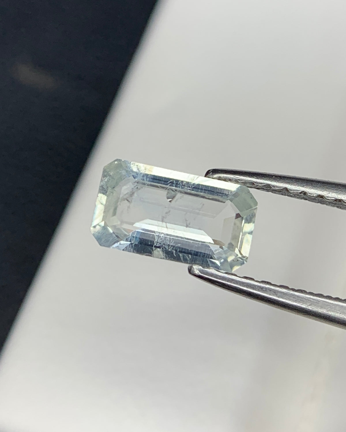 Natural Rare Jeremejevite 0.77 Carat 7.5x4.3 MM Octagon Shape Faceted Gemstone 