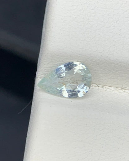 Natural Rare Jeremejevite 0.64 Carat 7.7x5 MM Pear Shape Faceted Gemstone 