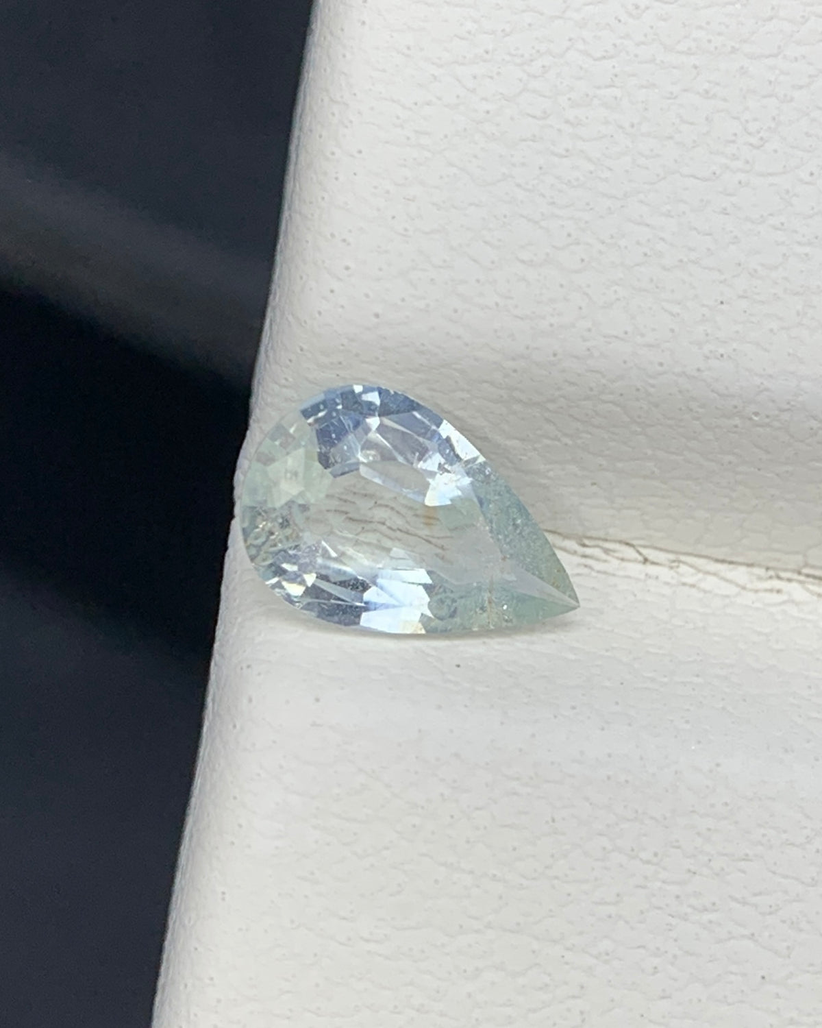 Natural Rare Jeremejevite 0.64 Carat 7.7x5 MM Pear Shape Faceted Gemstone 